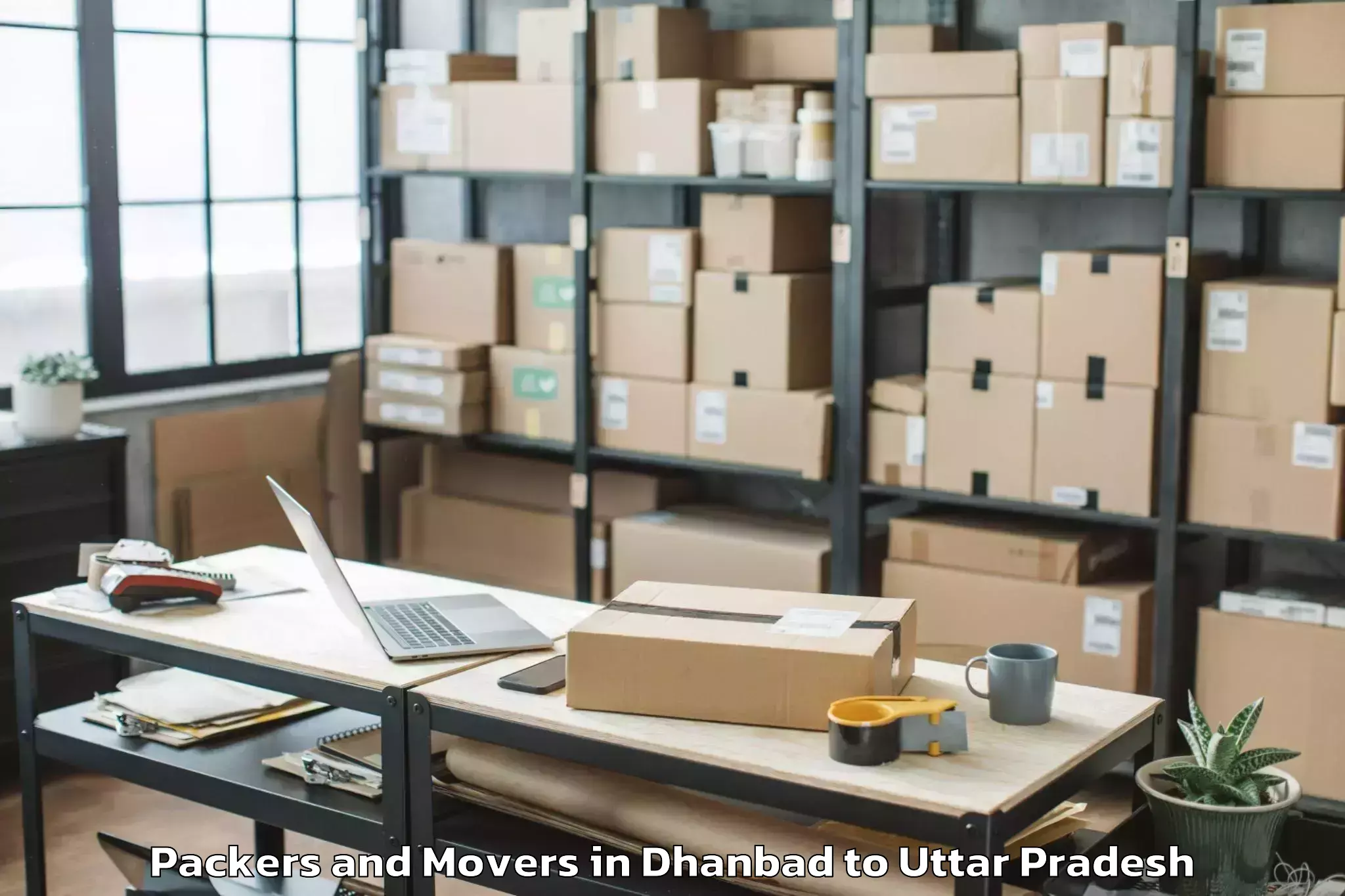 Easy Dhanbad to Tahrauli Packers And Movers Booking